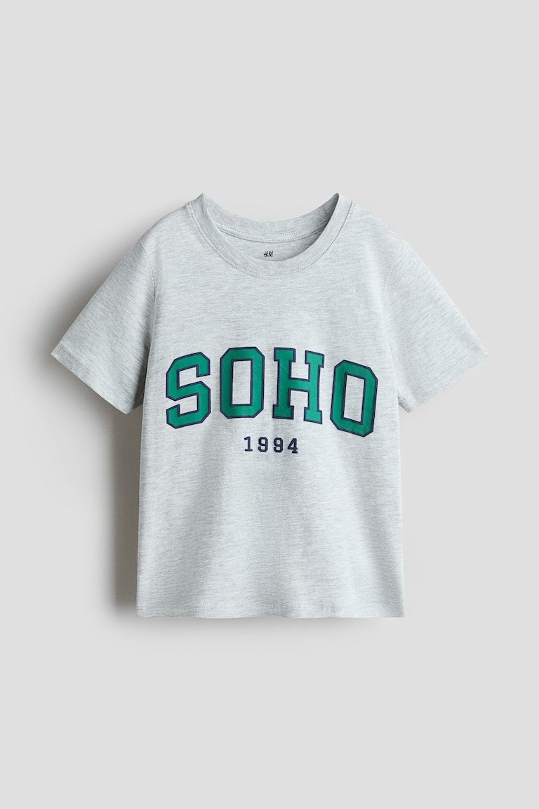 Printed Cotton T-Shirt