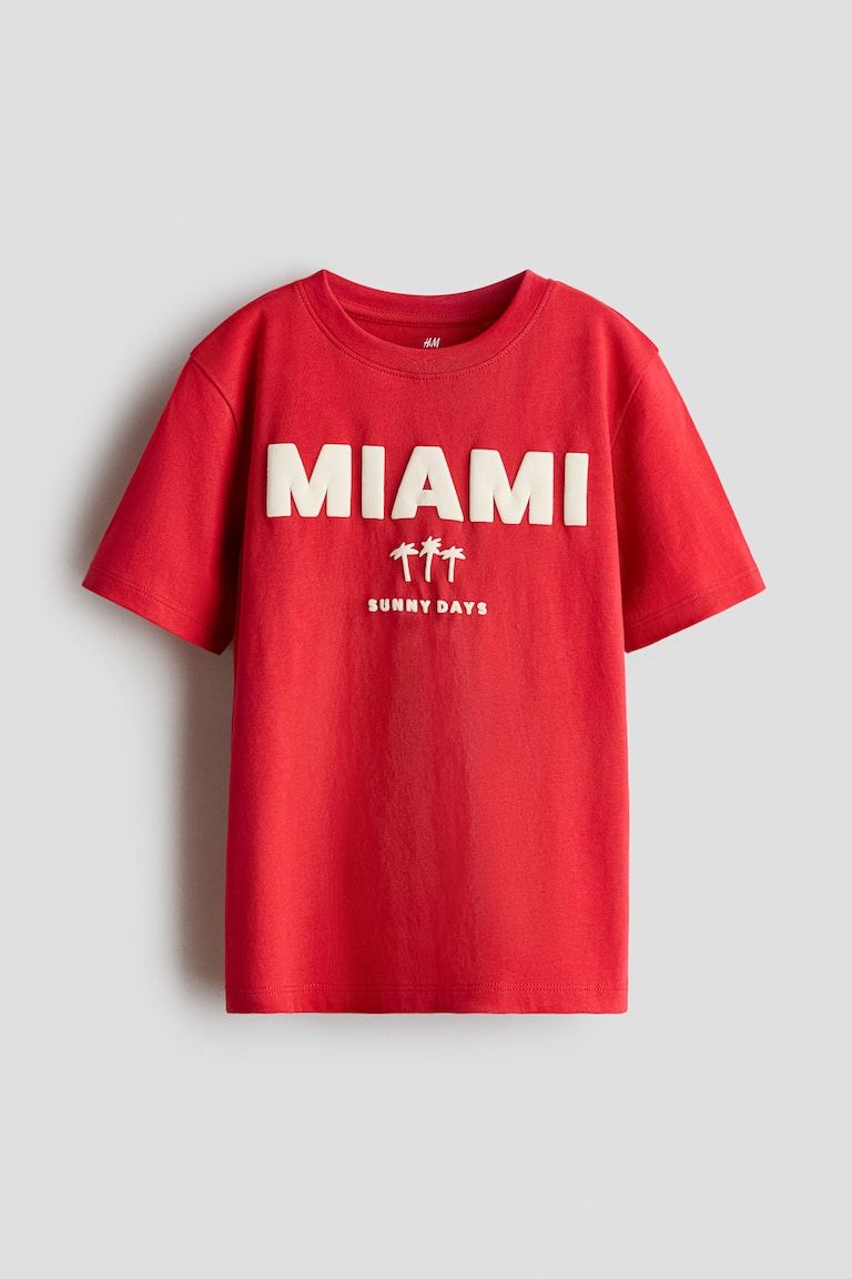 Printed Cotton T-Shirt