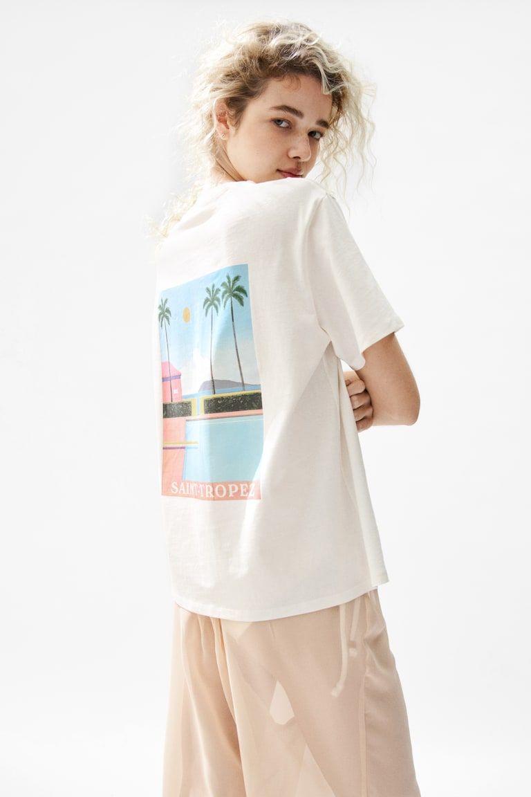 Printed Cotton T-Shirt