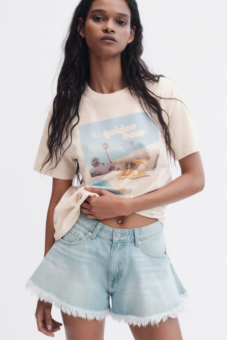 Printed Cotton T-Shirt