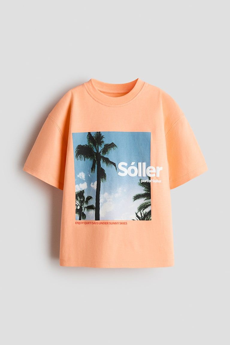 Printed Cotton T-Shirt