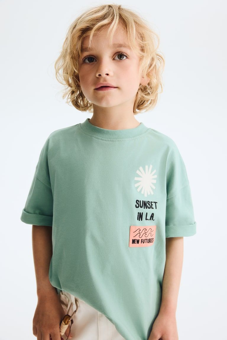 Printed Cotton T-Shirt