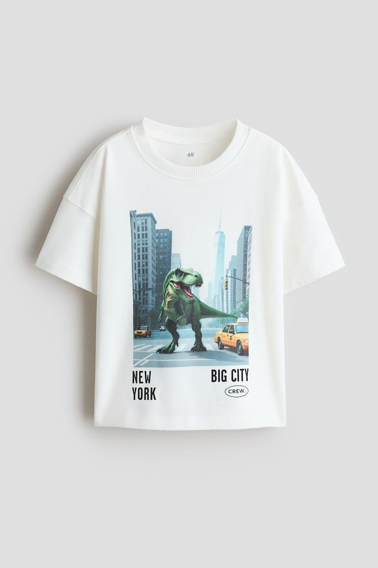 Printed Cotton T-Shirt