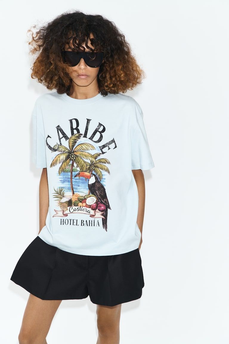 Printed Cotton T-Shirt