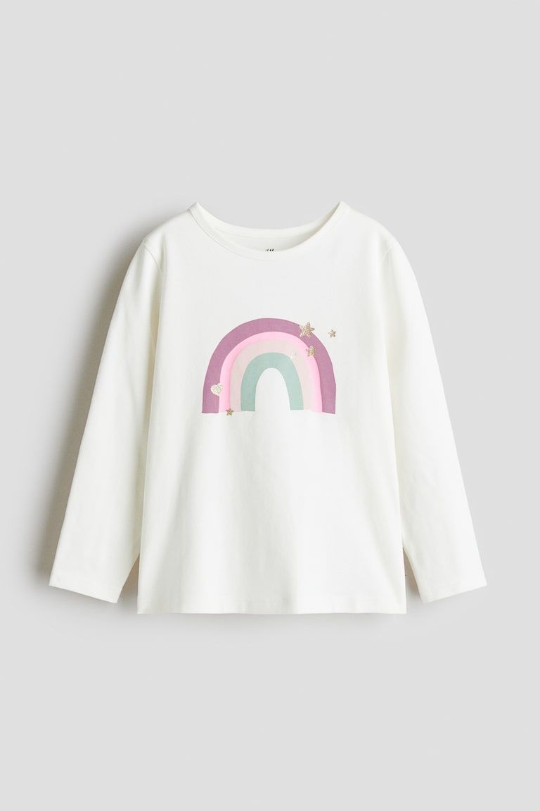 Printed Jersey Top