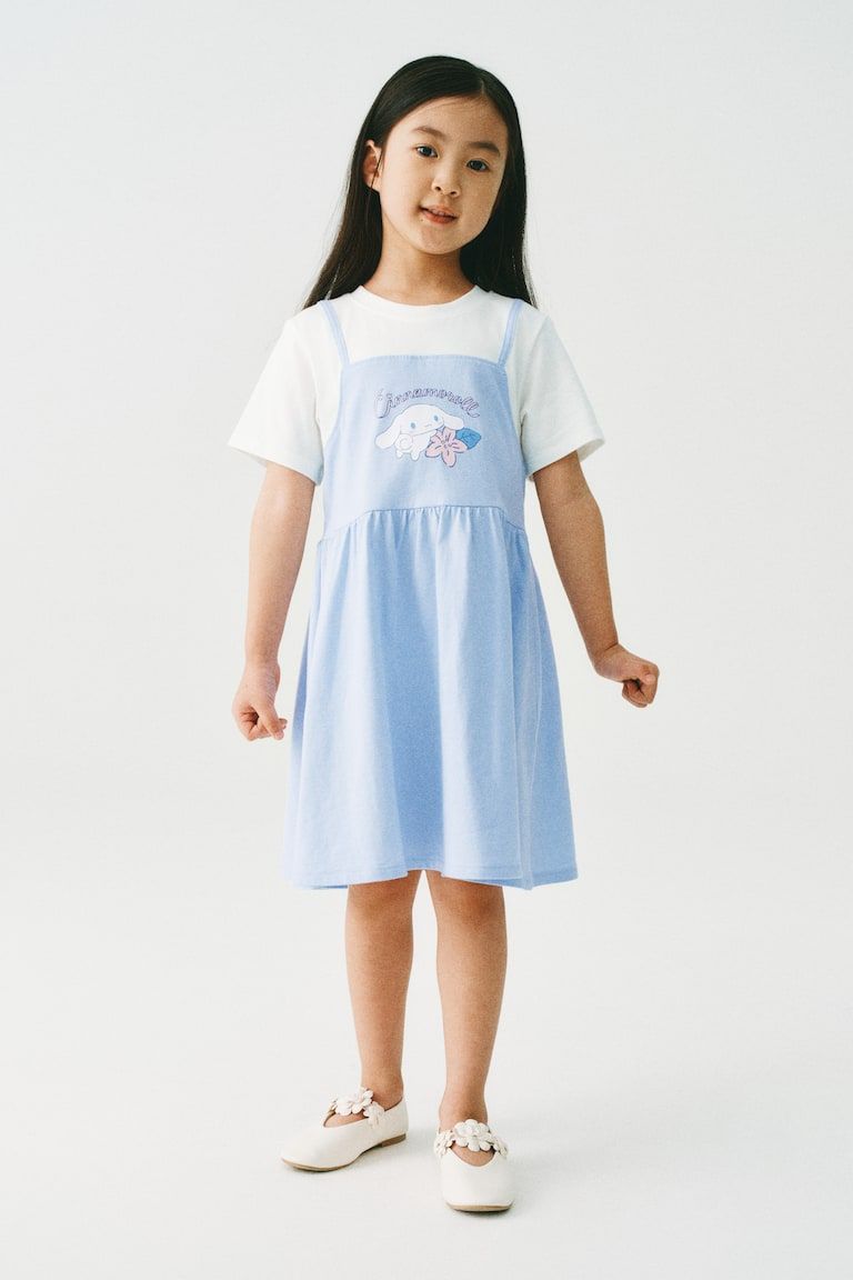 Printed Layered Dress