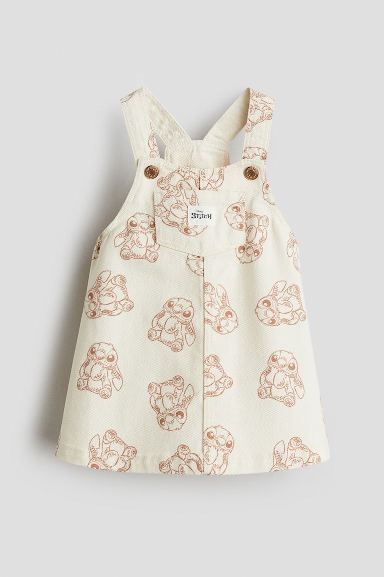 Printed Overall Dress