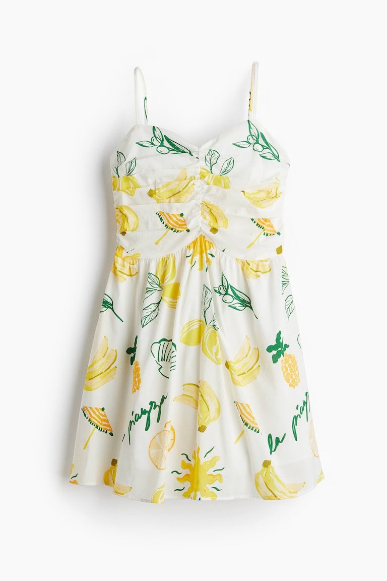 Printed Strappy Dress