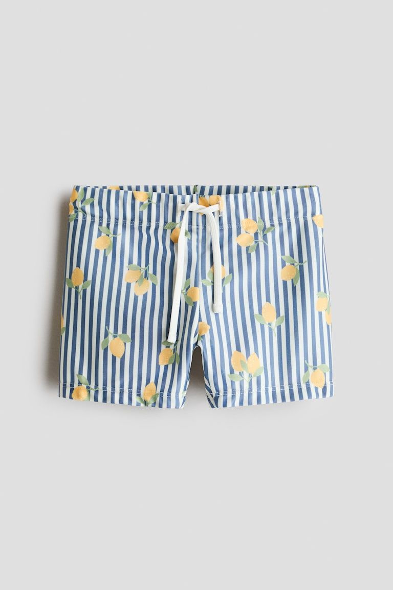 Printed Swim Trunks