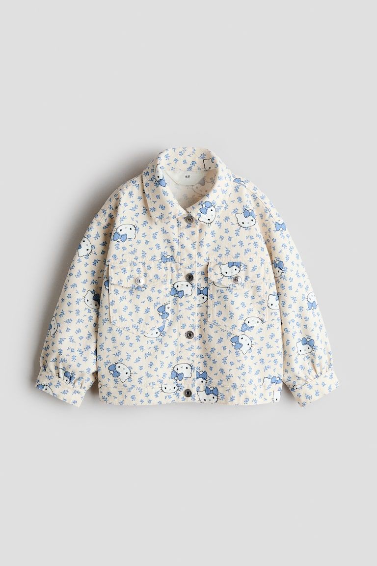 Printed Twill Jacket