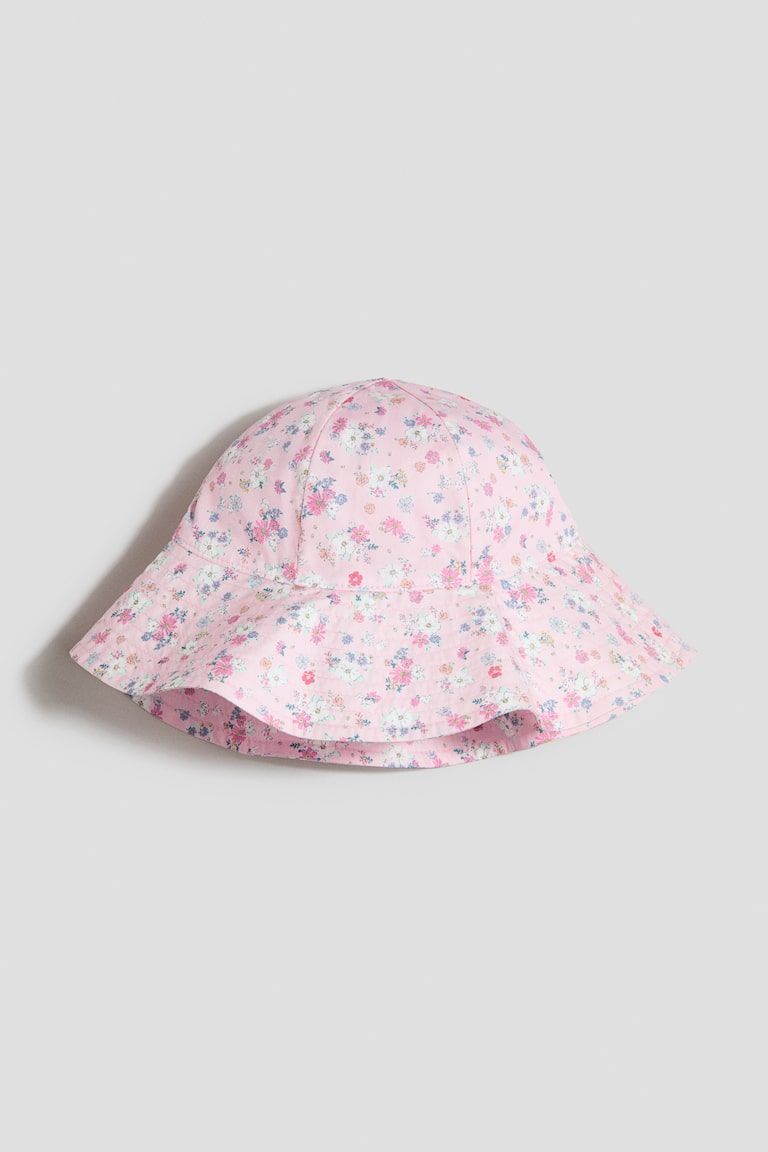 Printed Wide-Brim Sun Hat