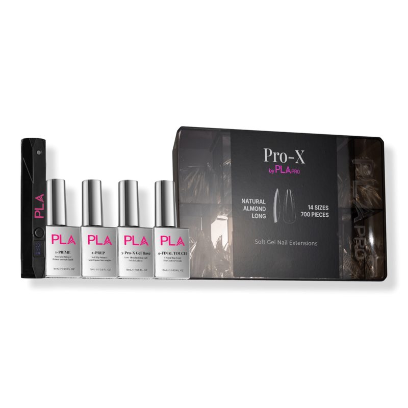 Pro-X by PLA - Soft Gel Extension Kit - Natural Stiletto Short
