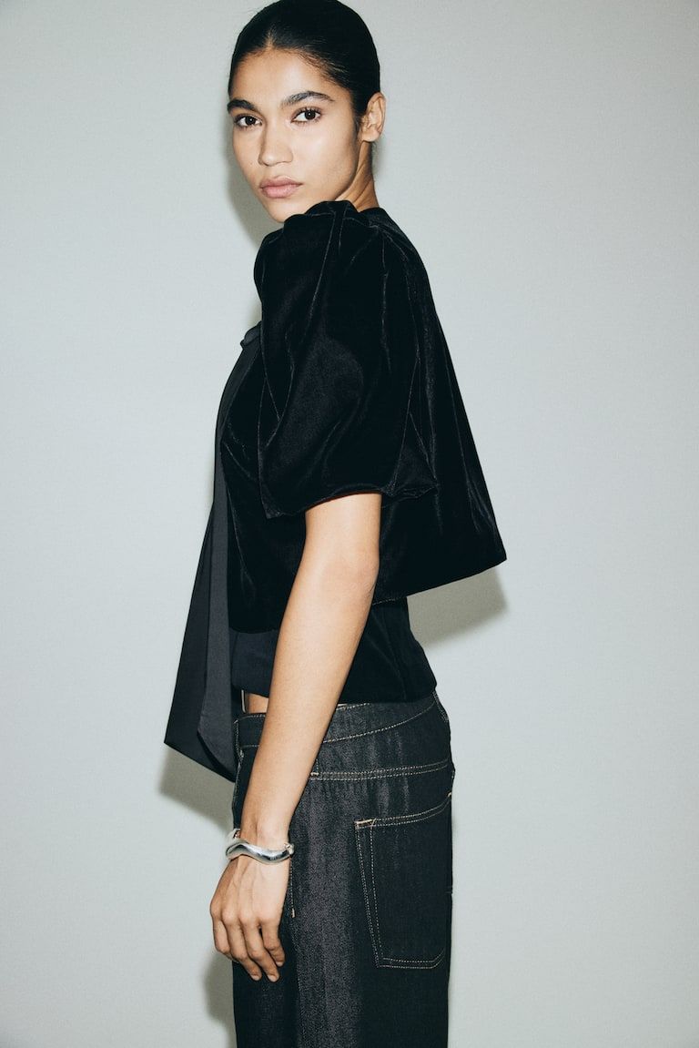 Puff-Sleeved Top