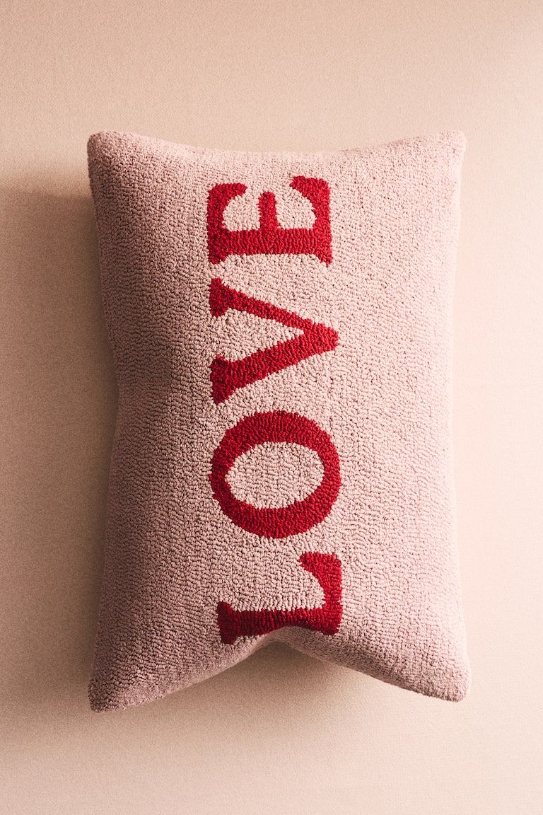Punch Needle Embroidered Cushion Cover