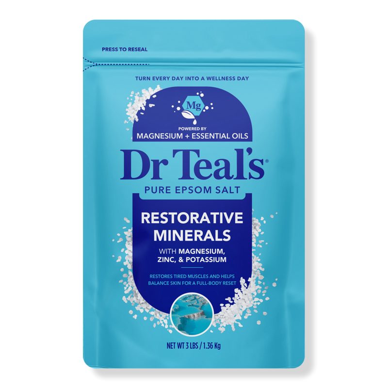 Pure Epsom Salt Soak, Restorative Minerals with Magnesium, Potassium & Zinc