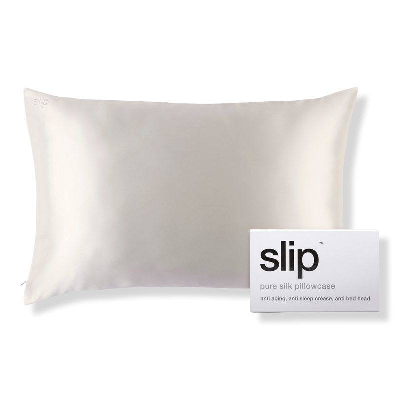 Pure Silk Queen Pillowcase - White