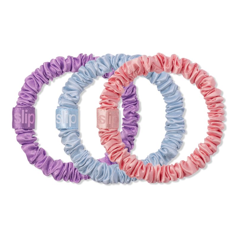 Pure Silk Skinny Scrunchie Trio - Harper