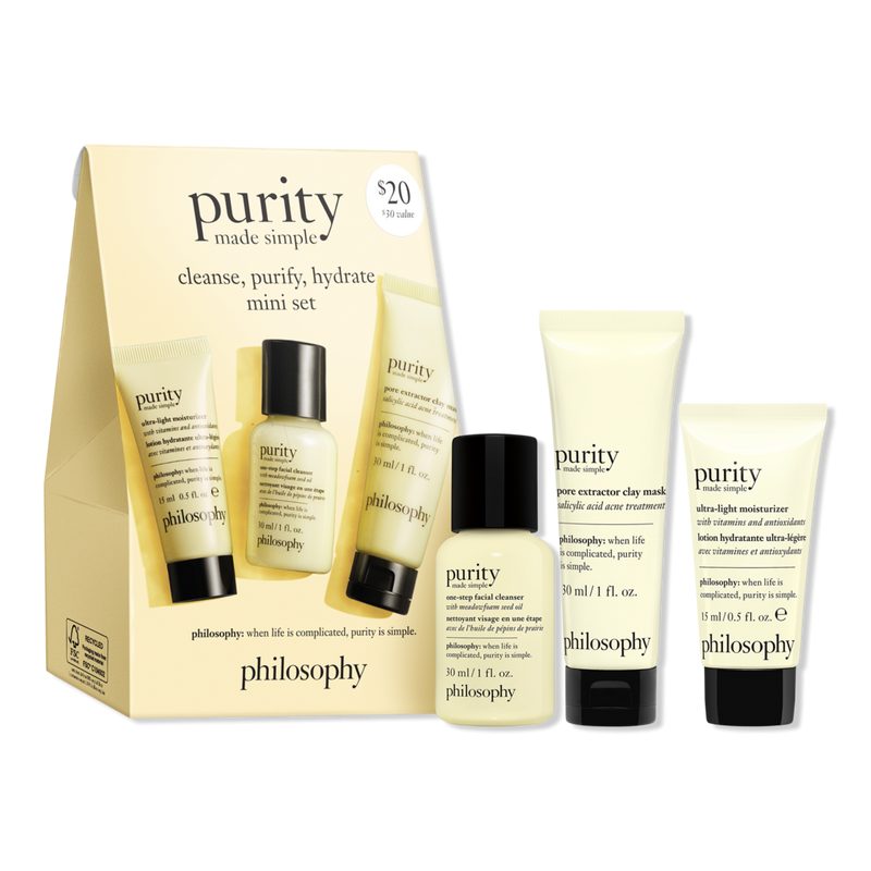 Purity Made Simple Cleanse, Purify, Hydrate Mini Set