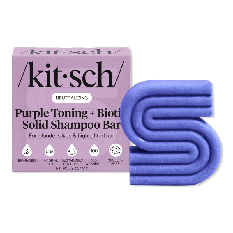 Purple Toning Solid Shampoo Bar