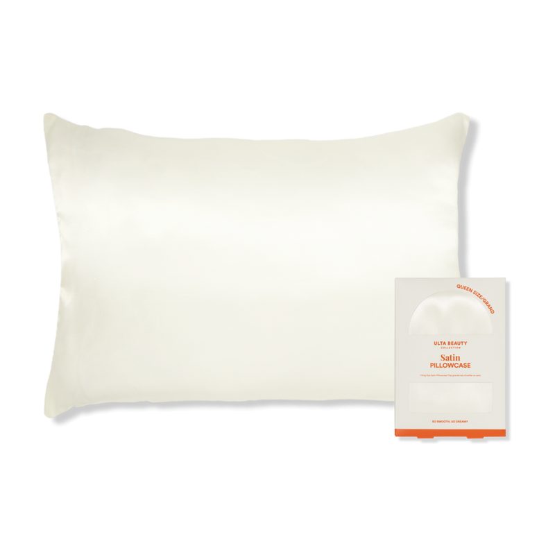 Queen Satin Pillowcase - Cream