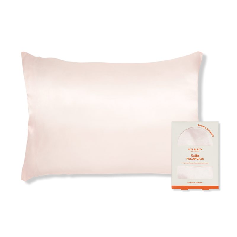 Queen Satin Pillowcase - Light Pink
