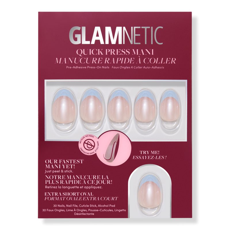 Quick Press Mani - Blue Halo