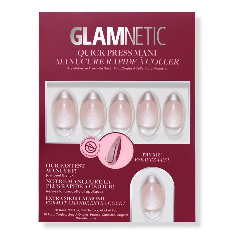 Quick Press Mani - Velvet Chrome