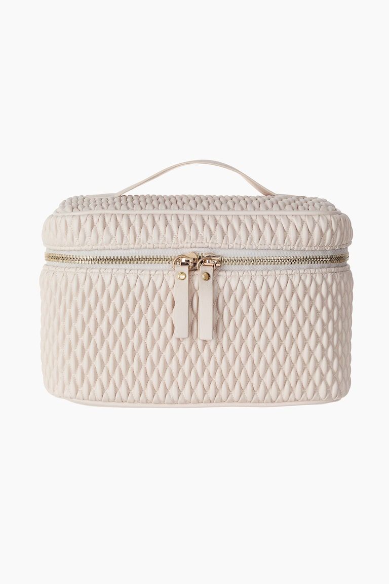 Quilted Boxy Makeup Bag