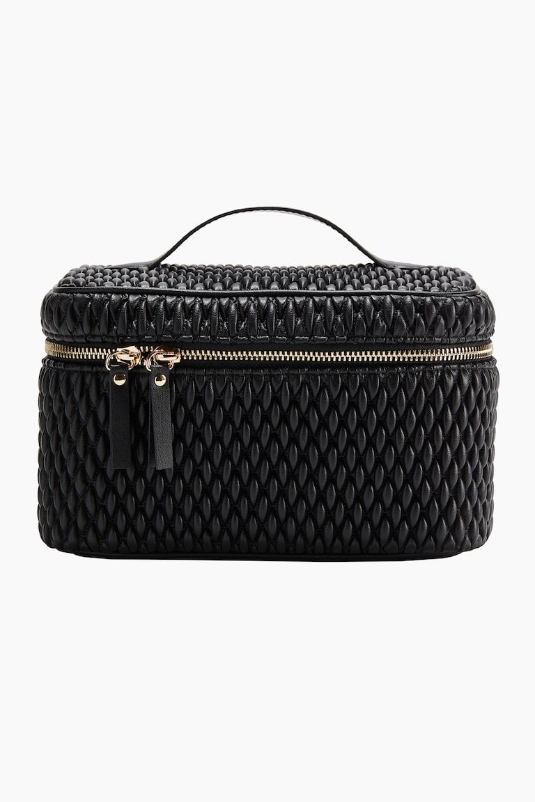 Quilted Boxy Makeup Bag