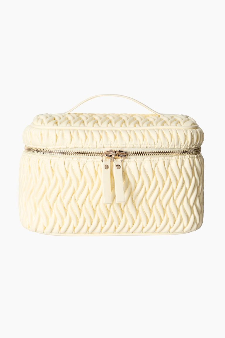 Quilted Boxy Makeup Bag