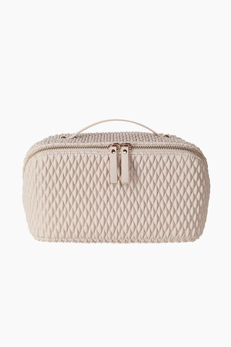 Quilted Boxy Toiletry Bag