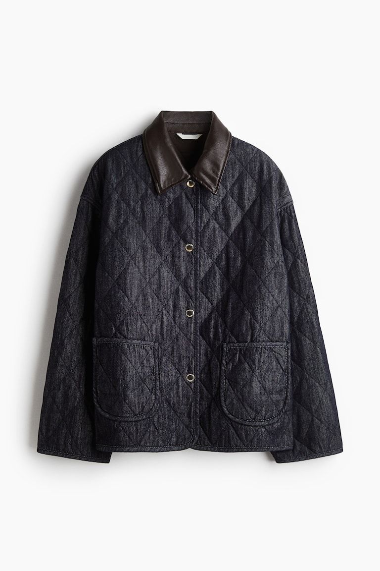 Quilted Denim Jacket