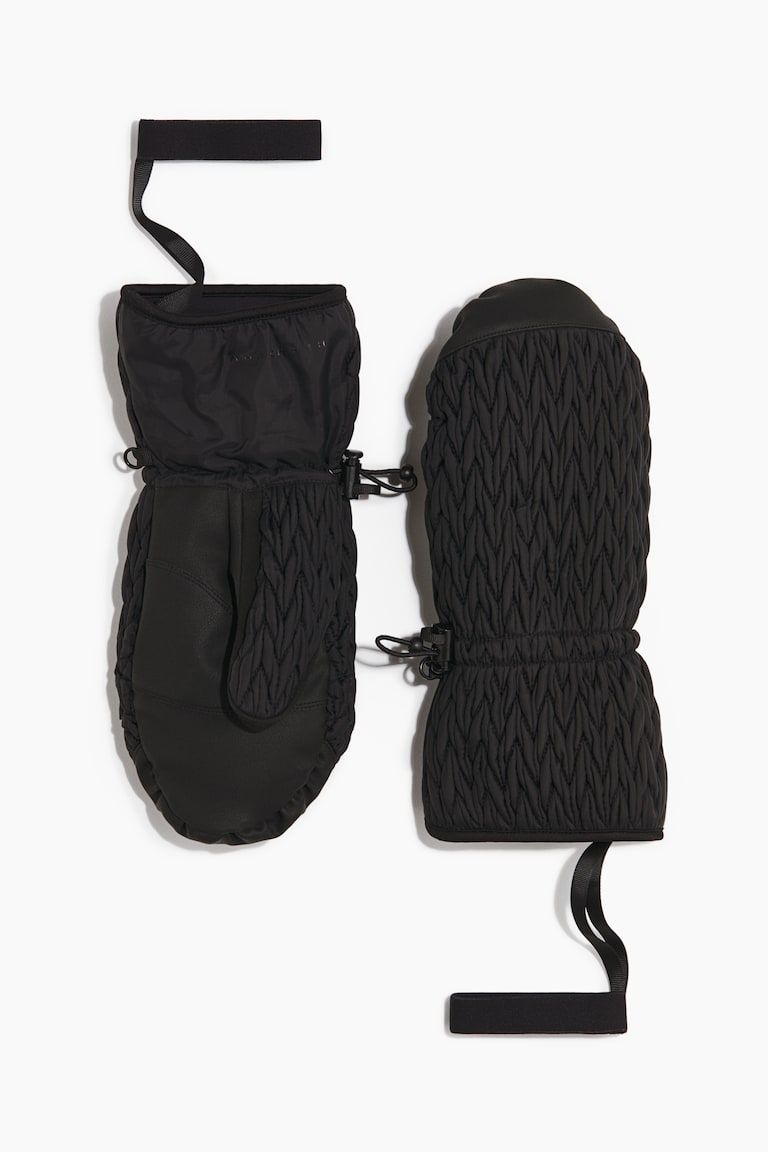 Quilted Ski Mittens