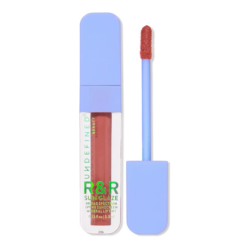 R&R Sun Glaze Mineral SPF 40 Lip Tint - Unbothered Nude