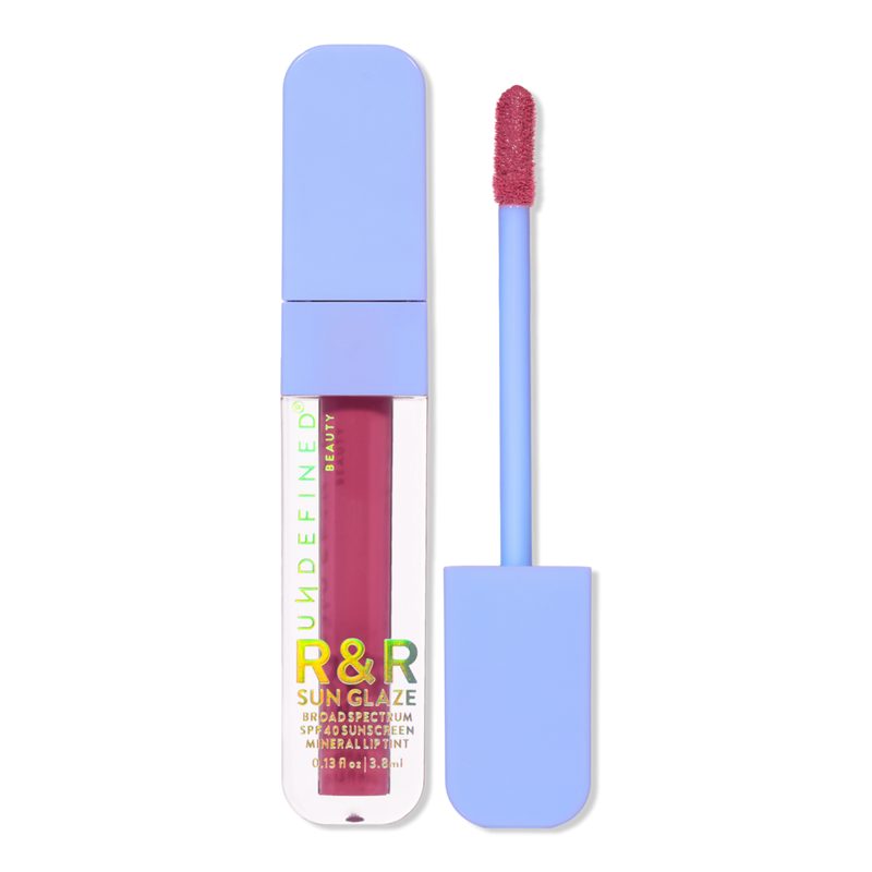 R&R Sun Glaze Mineral SPF 40 Lip Tint - Untethered Pink