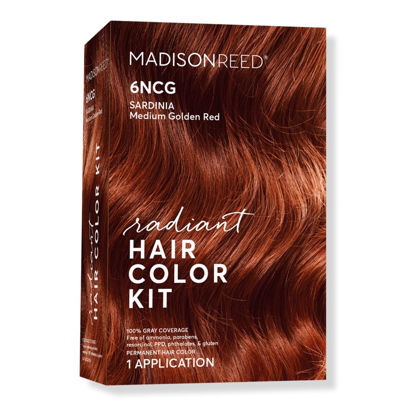 Radiant Hair Color Kit - 6NCG Sardinia Red
