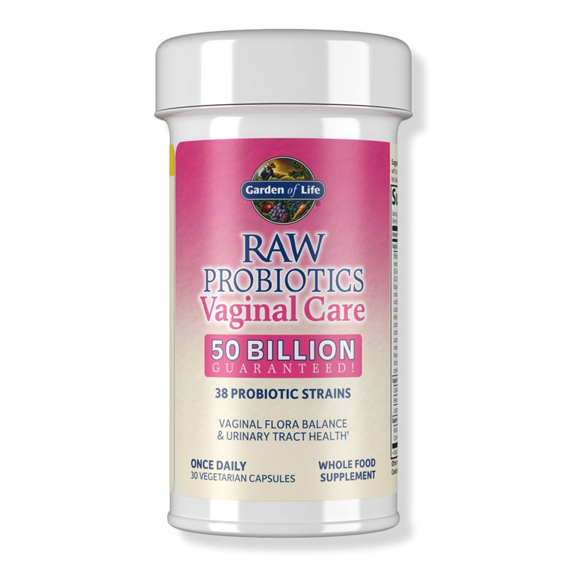Raw Probiotics Vaginal Care Shelf-Stable Capsules
