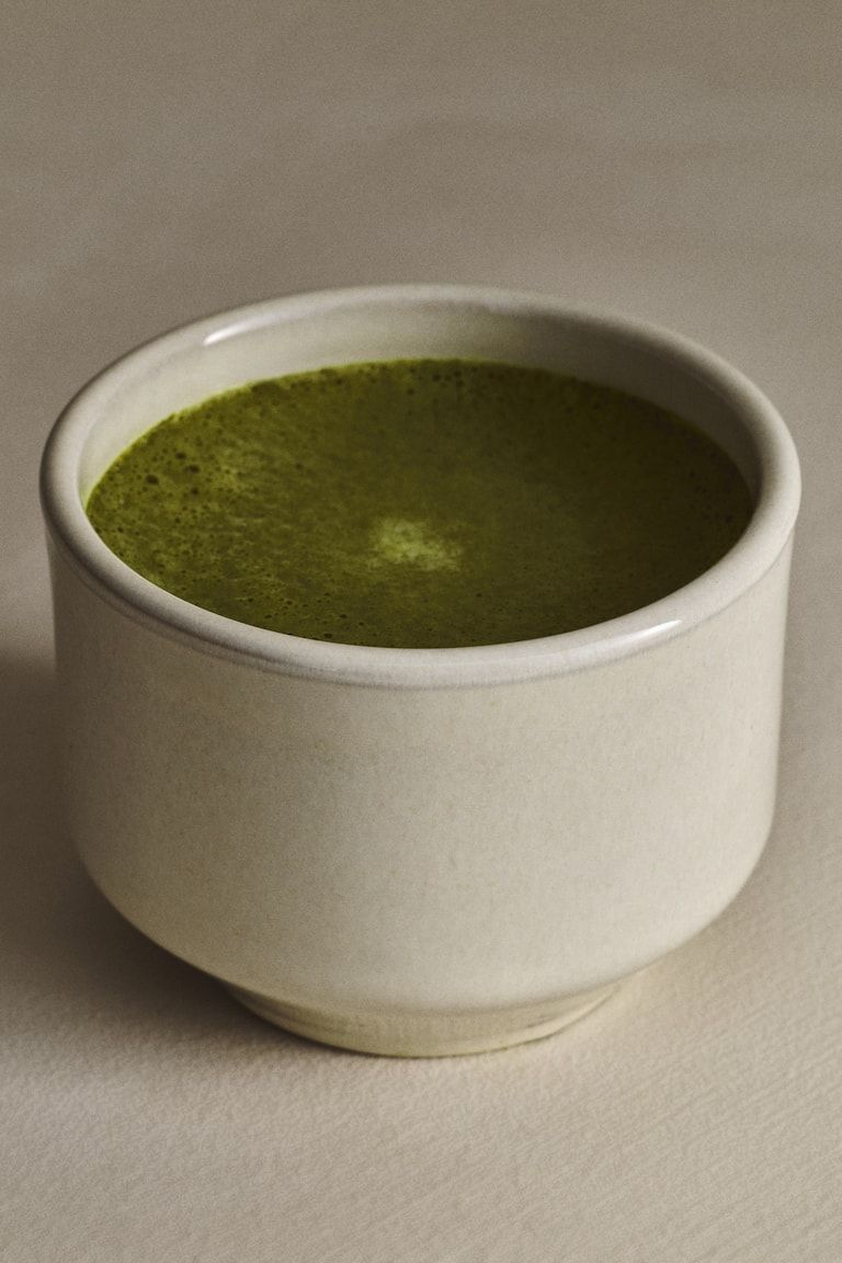 Reactive-Glaze Matcha Mug