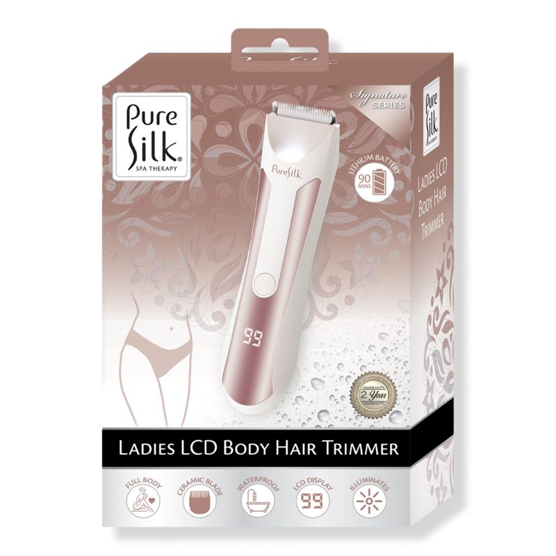 Rechargeable Body Hair Trimmer with 4 Guide Combs