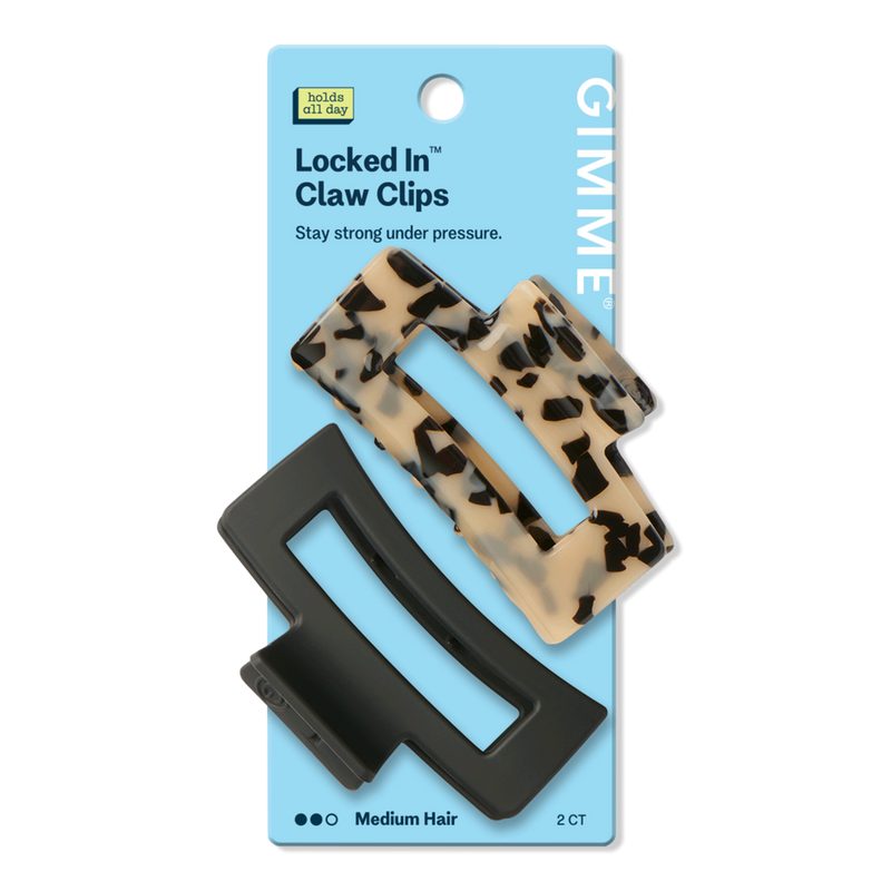 Rectangle Claw Clip for Medium Hair