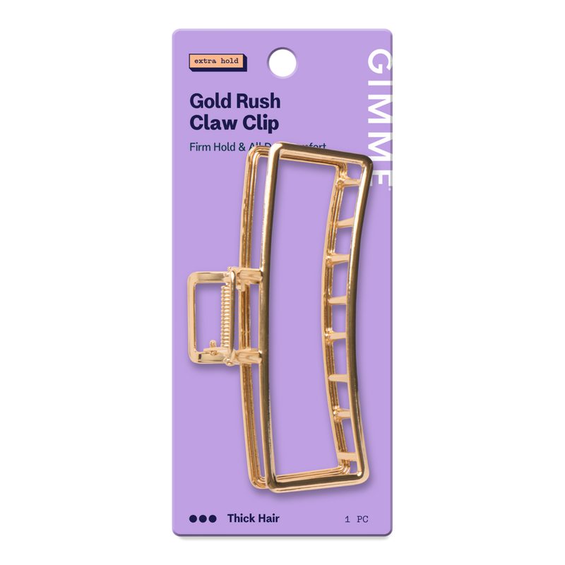 Rectangle Metal Claw Clip for Thick Hair