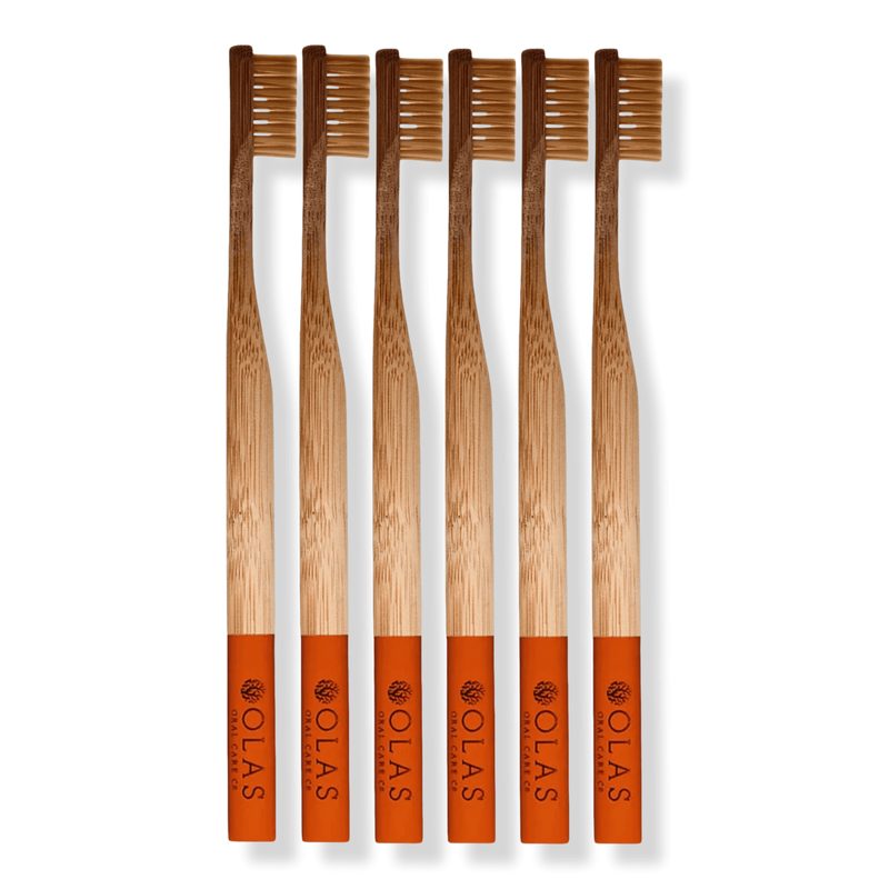 Red Toothbrush Natural - 6 ct