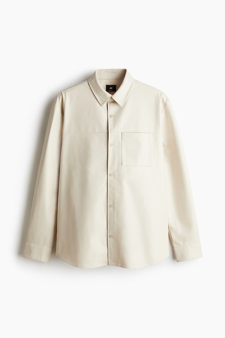 Regular-Fit Coated Shirt