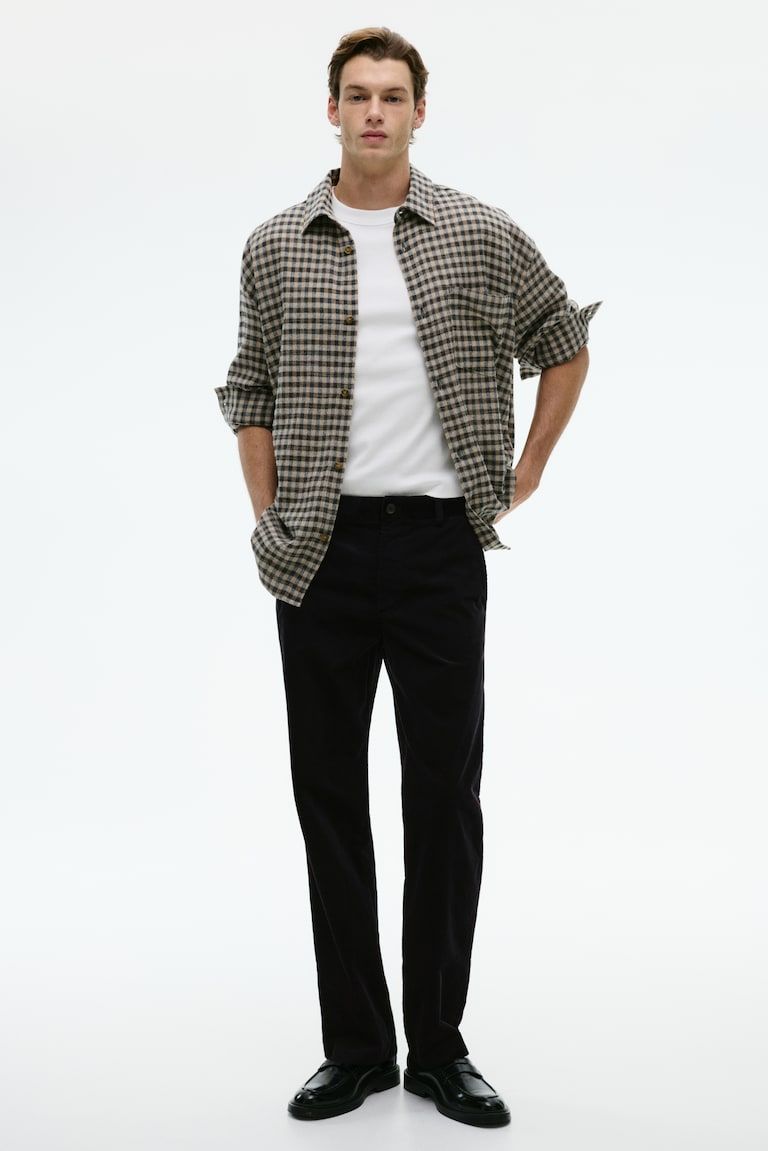 Regular-Fit Corduroy Pants