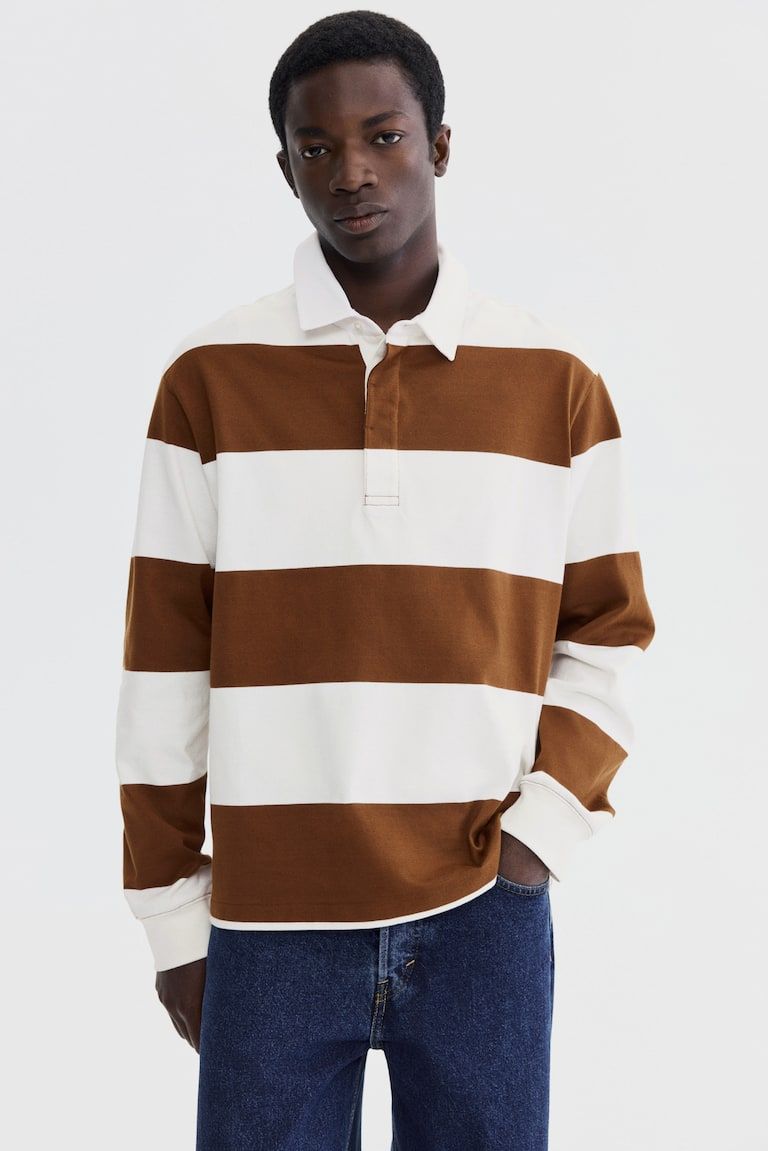Regular-Fit Cotton Rugby Shirt