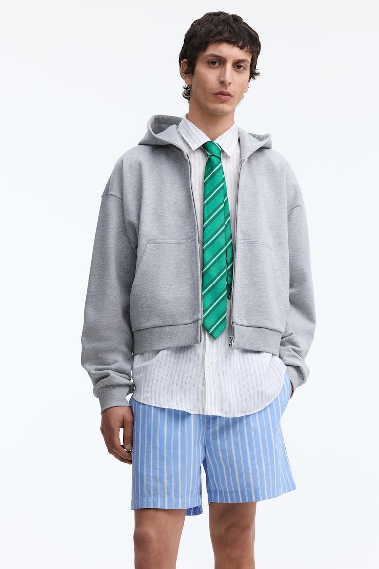 Regular-Fit Cotton Shorts