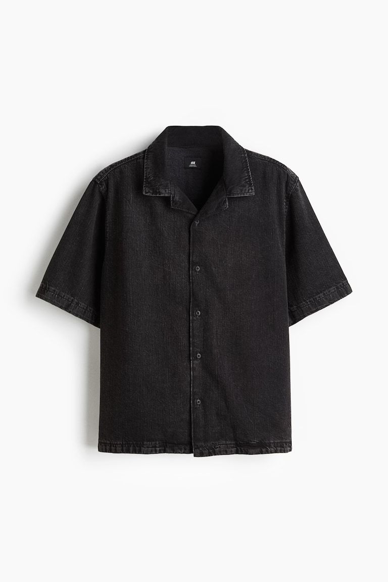 Regular-Fit Denim Resort Shirt