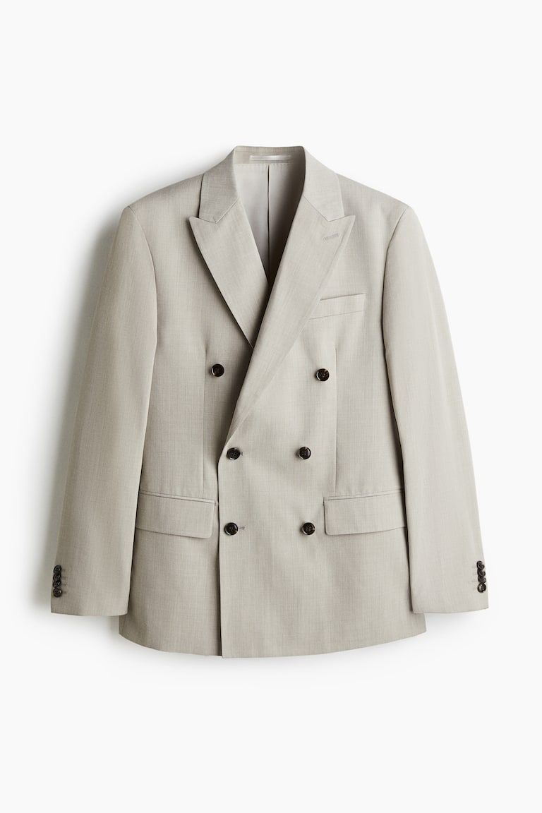 Regular-Fit Double-Breasted Jacket