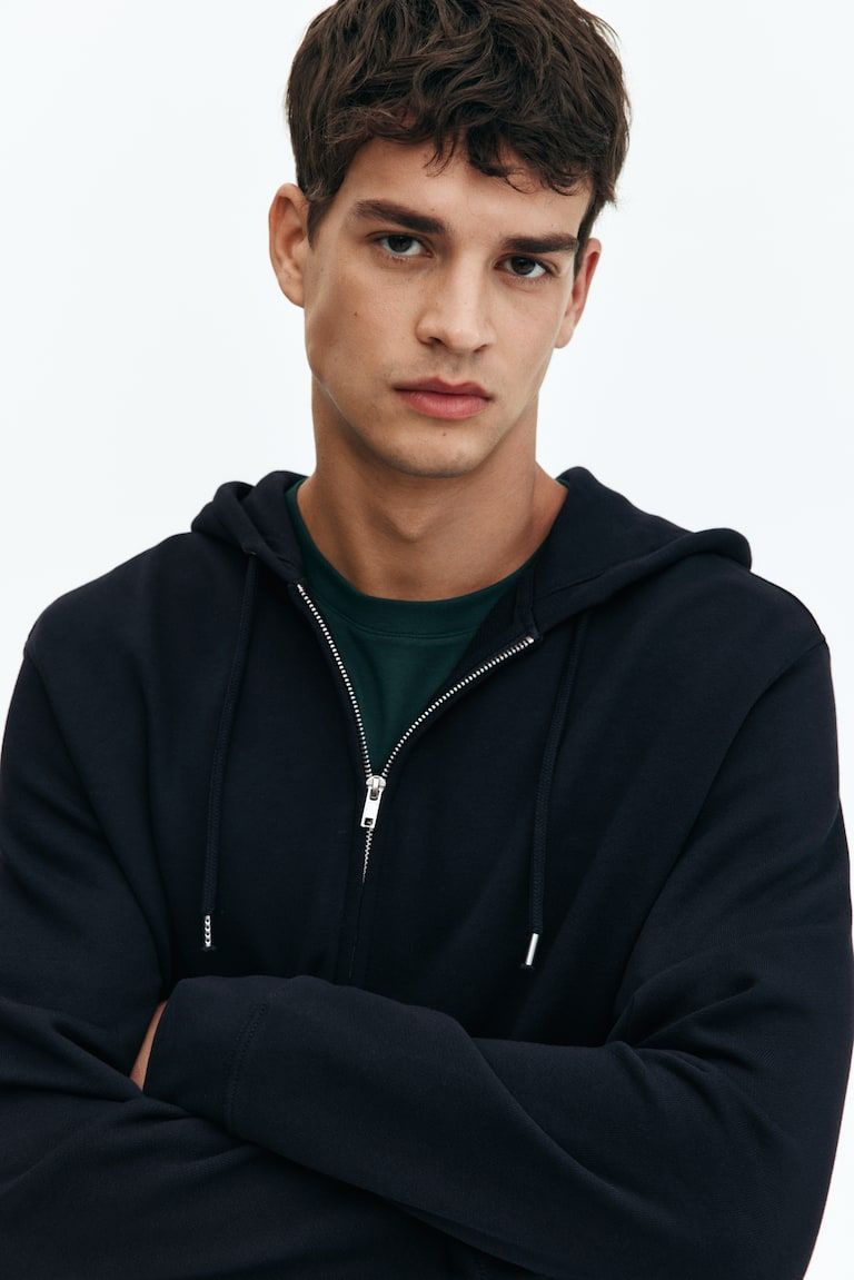 Regular Fit Hooded Jacket