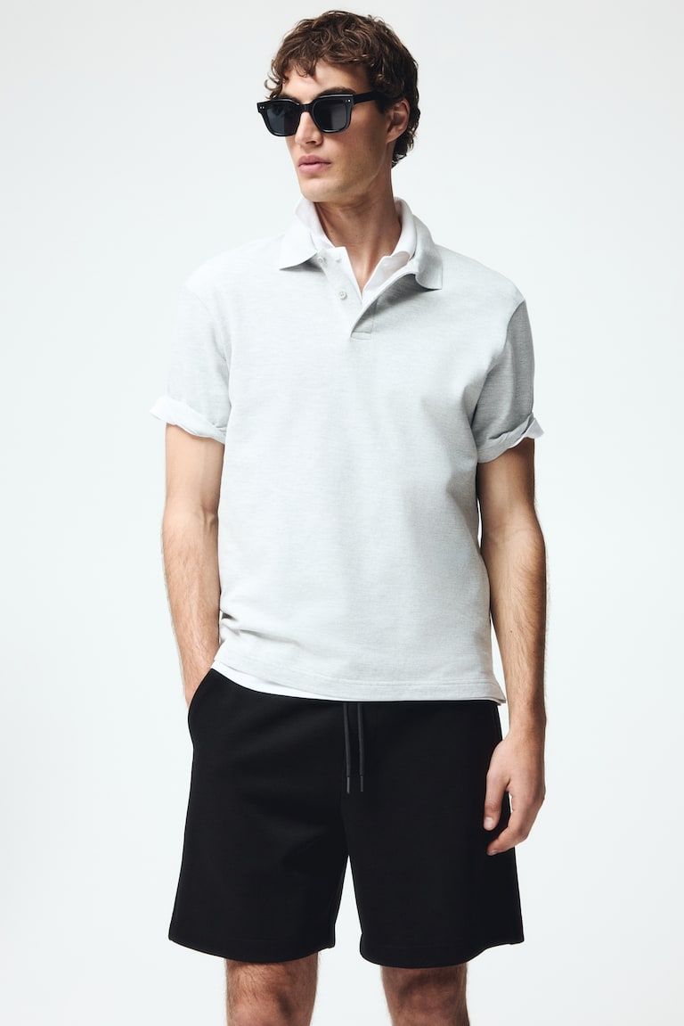 Regular-Fit Interlock Shorts